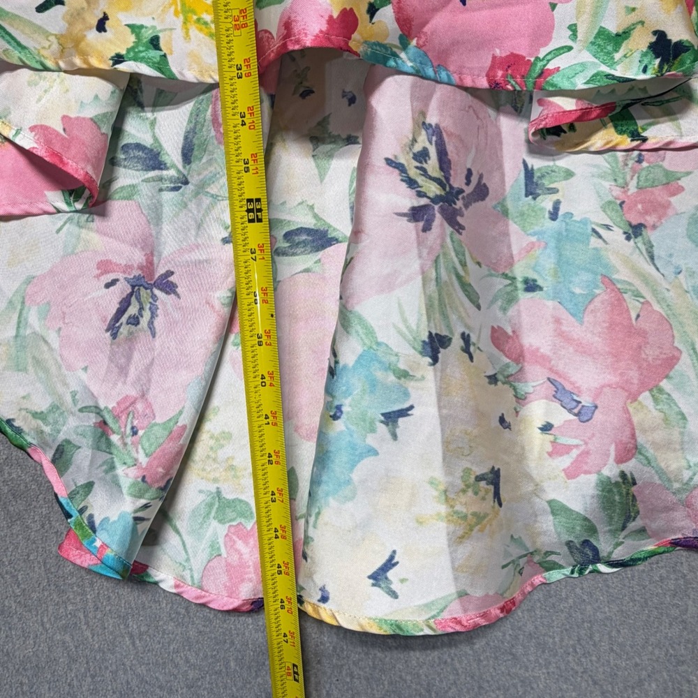 Speechless Kids Pink Floral High-Low One Shoulder Party Dress Size 16.5 - Picture 5 of 13
